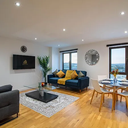 Stylish Waterside 2 Bed Free Parking Apartman *