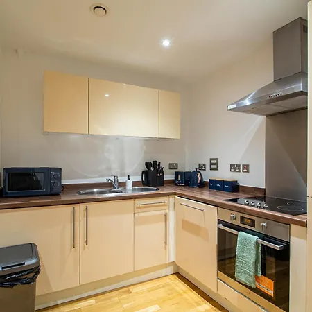 Apartman Stylish Waterside 2 Bed Free Parking Leeds