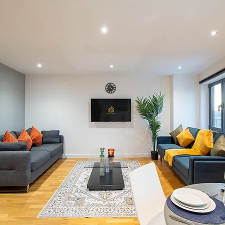 Stylish Waterside 2 Bed Free Parking Apartman *