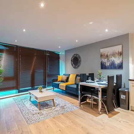 Apartman Stylish Waterside 2 Bed Free Parking Leeds